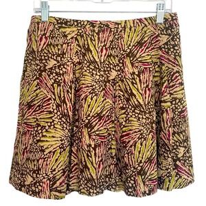 Kenneth Cole Women’s Pleated‎ Skirt Multicolor Size 10 Lined Zip Closure